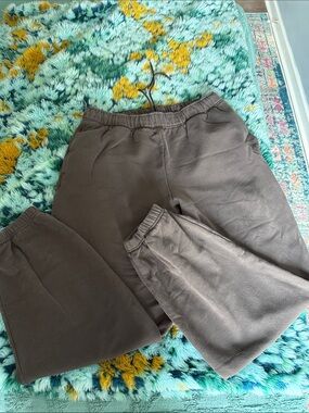 Athleta Brown Drawstring Joggers